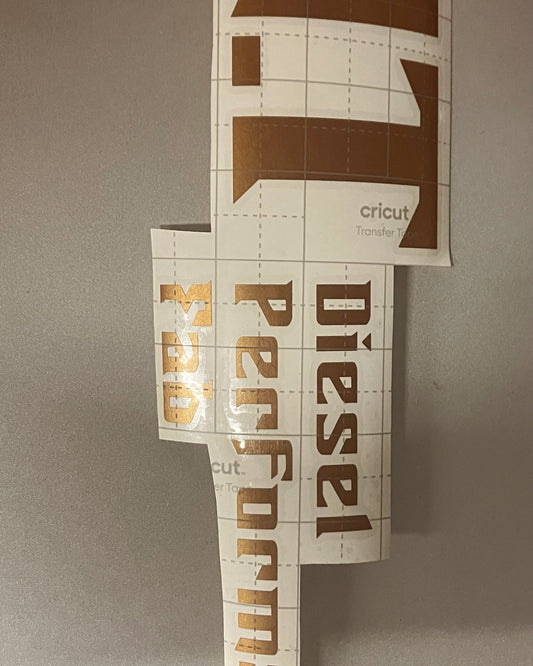 H.T diesel sticker