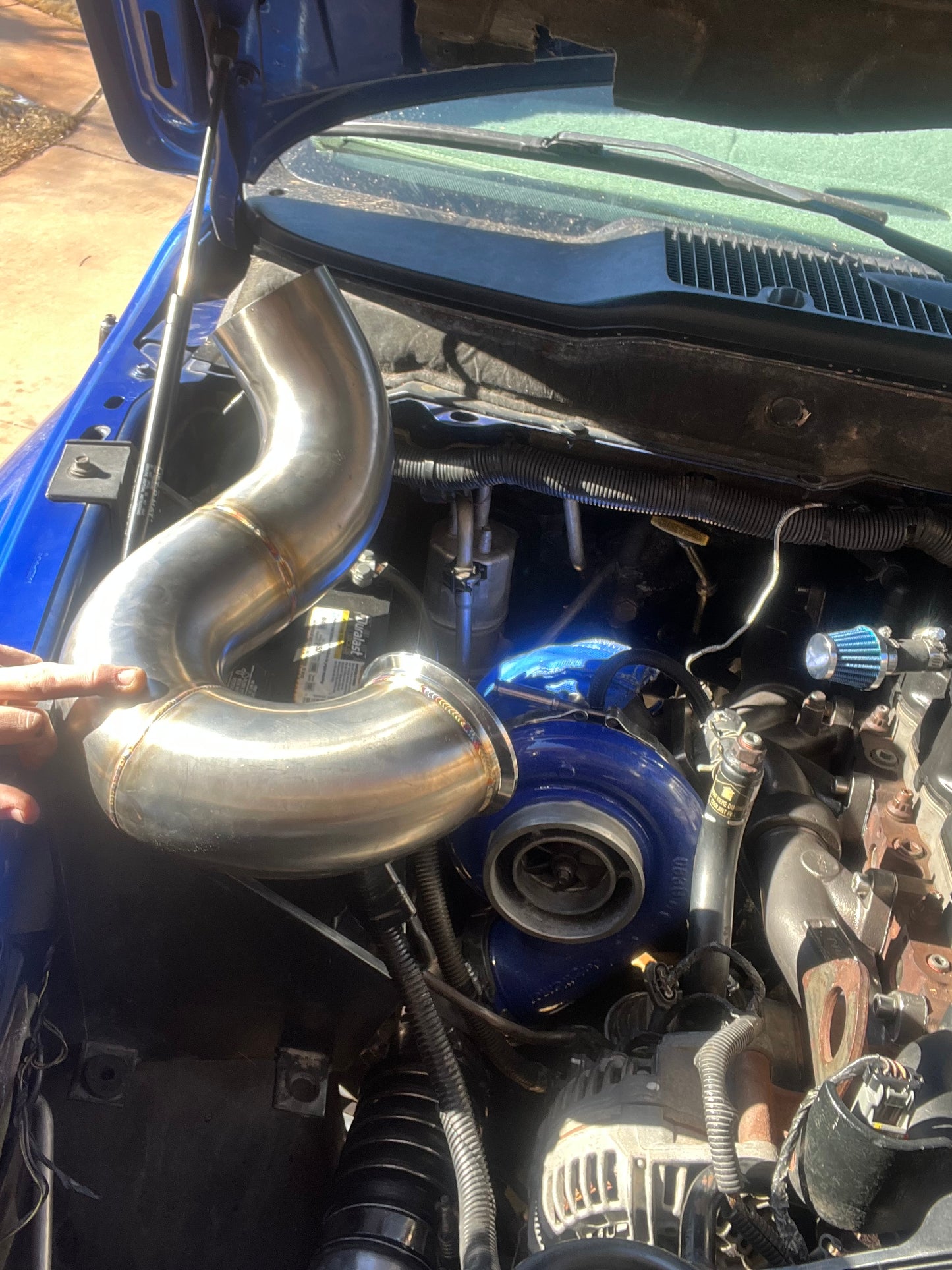 Cummins 3rd gen - 4th gen s400 t4 hoodstack